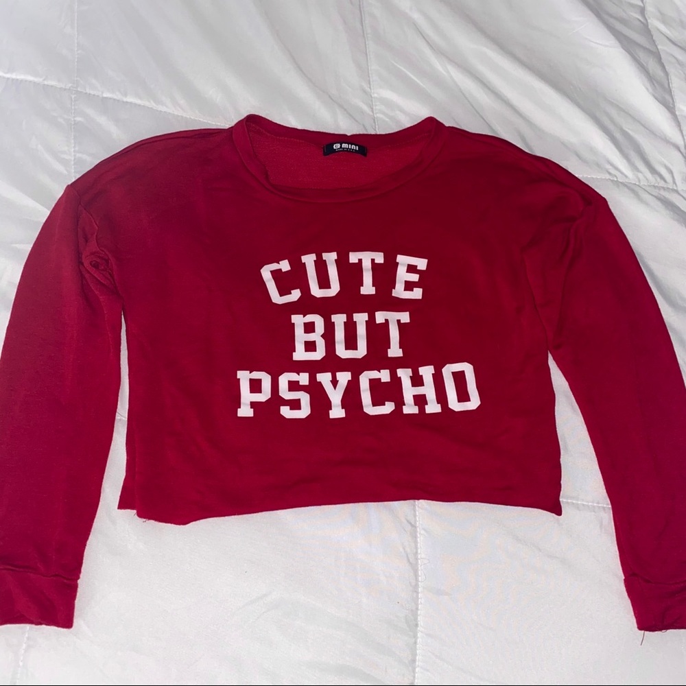 Long sleeve crop top size small